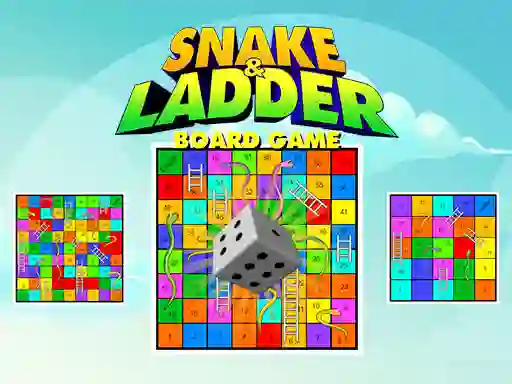Игра Snake and Ladder Board Game онлайн