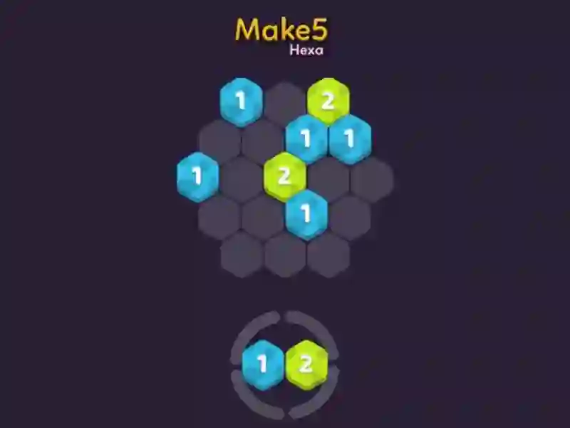 Игра Make 5 Hexa онлайн