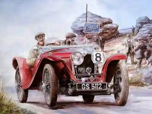 Игра Vintage Cars Puzzle онлайн