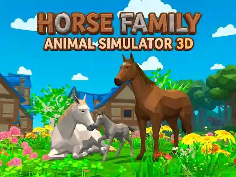 Игра Horse Family Animal Simulator 3D онлайн