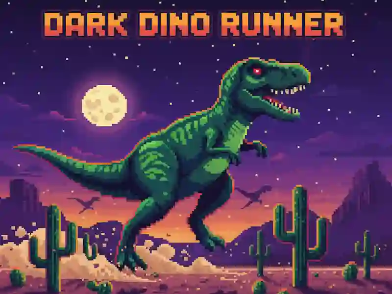 Игра Dark Dino Runner онлайн