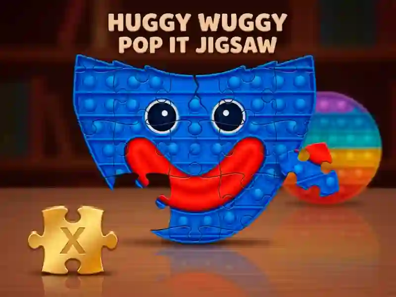 Игра Huggy Wuggy Pop It Jigsaw онлайн