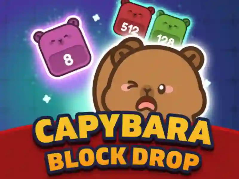 Игра Capybara Block Drop онлайн