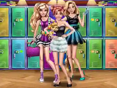 Игра Princesses College Day онлайн