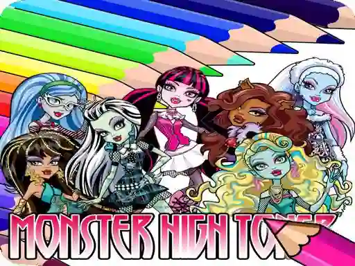 Игра Coloring Book for Monster High онлайн