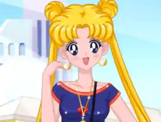 Игра Sailor Scout`s Summer Style онлайн