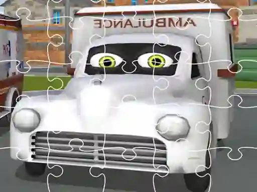 Игра Ambulance Trucks Jigsaw онлайн