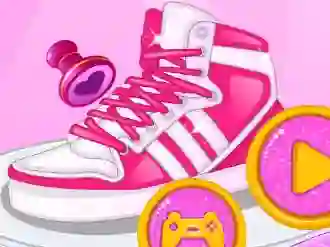 Игра Popstar sneaker designer онлайн