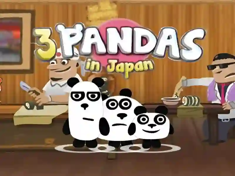 Игра 3 Pandas In Japan HTML5 онлайн
