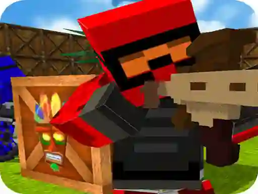 Игра Blocky Gun Paintball 2 онлайн