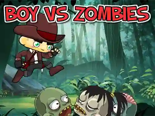 Игра Boy vs Zombies онлайн