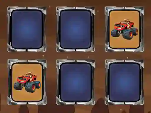 Игра Monster Trucks Memory онлайн