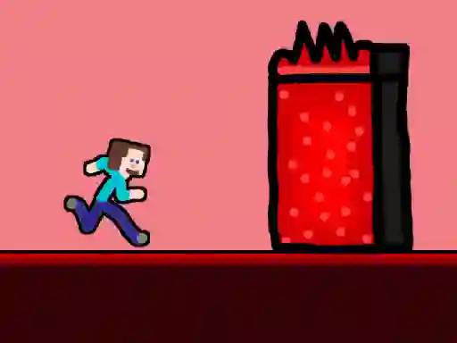 Игра Steveman Lava World онлайн