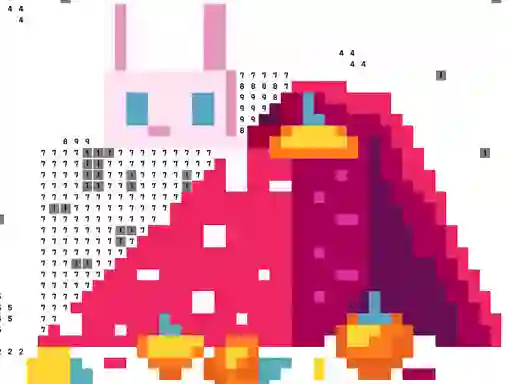 Игра Christmas Coloring By Numbers онлайн