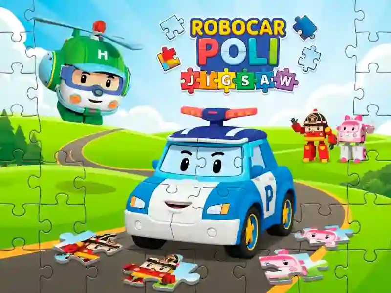 Игра Robocar Poli Jigsaw онлайн