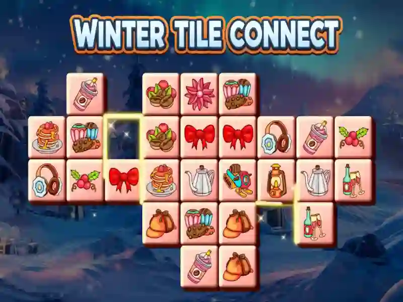 Игра Winter Tile Connect онлайн