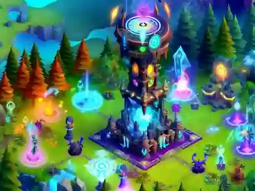 Игра 2D Fantasy Tower Defence онлайн