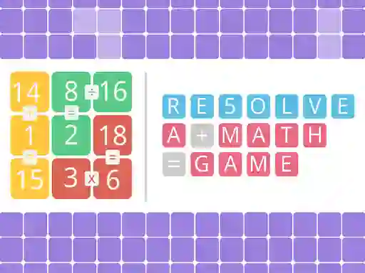 Игра Resolve a math game онлайн