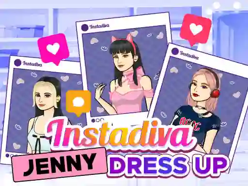 Игра Instadiva Jenny Dress Up онлайн