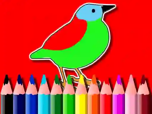 Игра Back To School: Birds Coloring Book онлайн