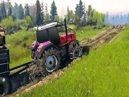 Игра Real Chain Tractor Towing Train Simulator онлайн
