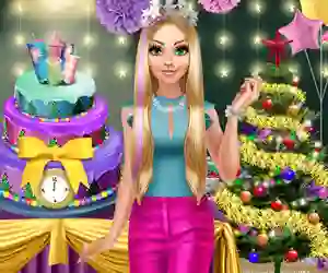 Игра Blondie Winter Party онлайн