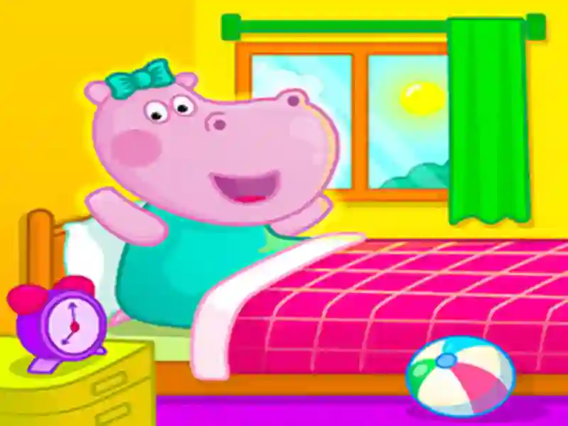 Игра Hippo Good Morning онлайн