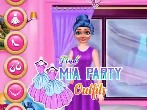 Игра Find Mia Party Outfits онлайн