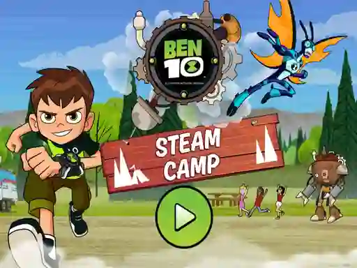 Игра Ben 10 Steam Camp онлайн