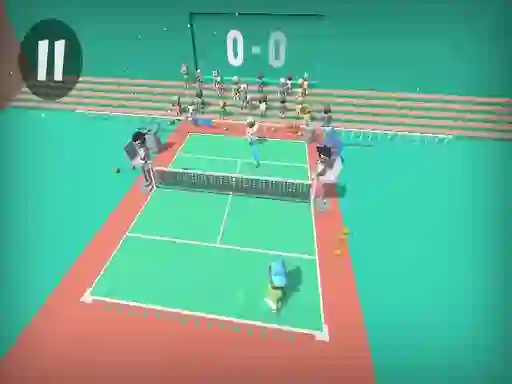 Игра Funny swipe Tennis онлайн