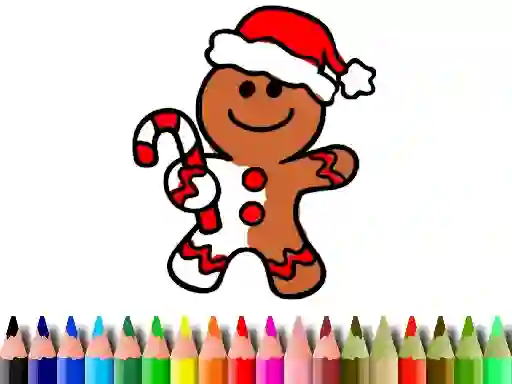 Игра Back To School: Christmas Cookies Coloring онлайн
