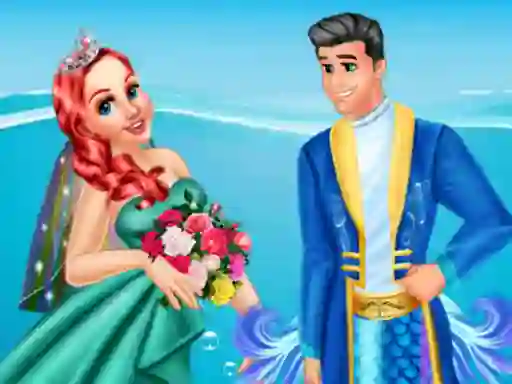 Игра Ariel & Eric Wedding онлайн
