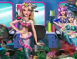 Игра Mermaid Princess Beauty Salon онлайн