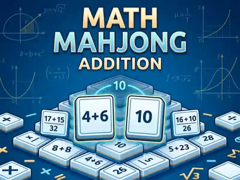 Игра Math Mahjong Addition онлайн