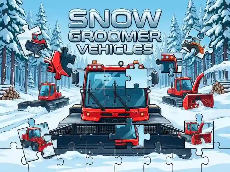 Игра Snow Groomer Vehicles онлайн