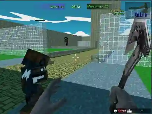 Игра Pixel Fps SWAT Command онлайн