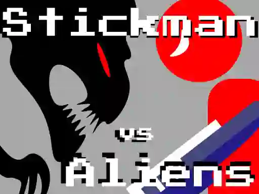 Игра Stickman vs Aliens онлайн