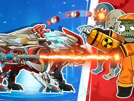 Игра Robot Terminator T Rex онлайн