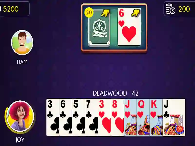 Игра Gin Rummy онлайн
