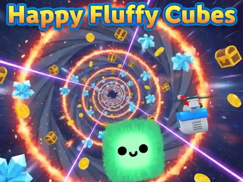 Игра Happy Fluffy Cubes онлайн