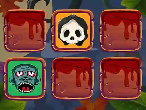 Игра Halloween Faces Memory онлайн