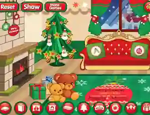 Игра Christmasroom Decoration онлайн