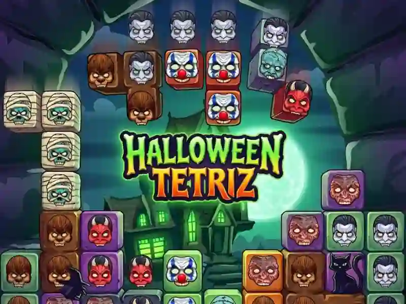 Игра Halloween Tetriz онлайн