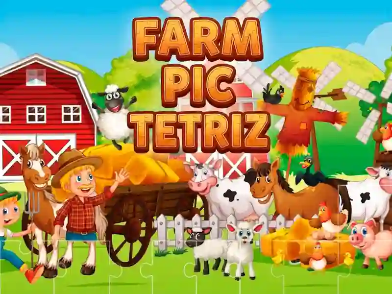 Игра Farm Pic Tetriz онлайн