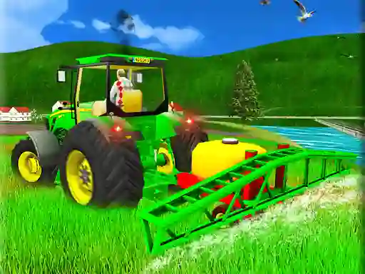 Игра Indian Tractor Farm Simulator онлайн