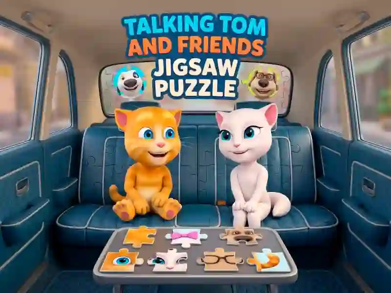 Игра Talking Tom and Friends Jigsaw Puzzle онлайн