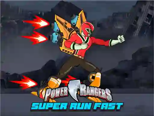 Игра Power Rangers Super Run Fast онлайн