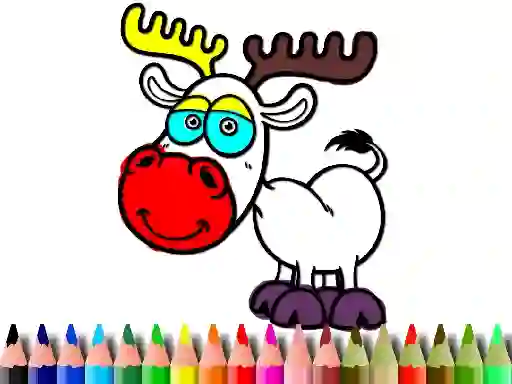 Игра Back to School: Deer Coloring Book онлайн