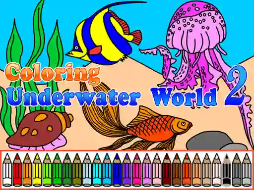 Игра Сoloring Underwater World 2 онлайн