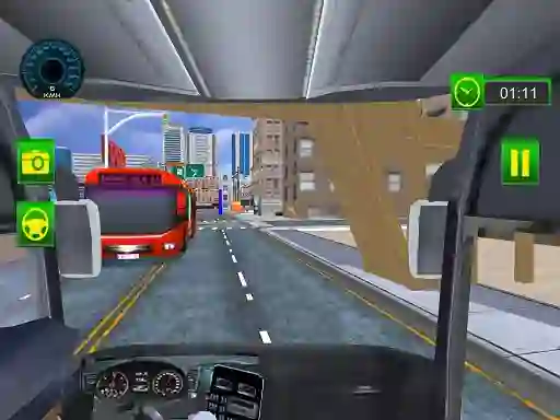 Игра Driving Service Passenger Bus Transport онлайн